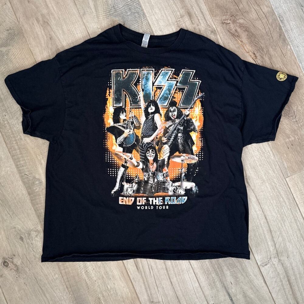 KISS End of the Road Tour Concert Shirt Mens Size 3XL